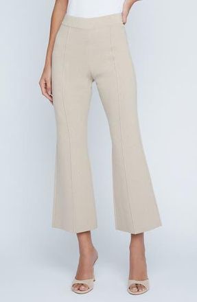 L'agence Ren Flare Leg Pants in Pale Khaki at Nordstrom Rack, Size X-Small