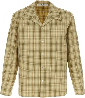 Séfr Camicia Ignacio a quadri - Toni neutri