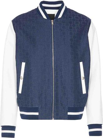 Givenchy Monogram 72 Denim Varsity Jacket