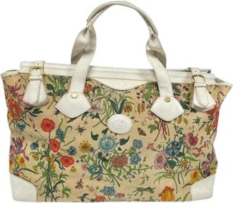 Gucci Pre-owned Tote Bag - Dames - Vintage Shopper - Veelkleurig - ONE Size - Leer - Vintage