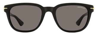 Montblanc MB0302S Square Nib Acetate Sunglasses - Black