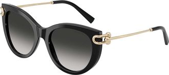 Tiffany & Co. TF4232F Asian Fit 80013C Womens Sunglasses Black Size 53