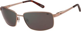 CAT CTS 8030 Polarized 001P Mens Sunglasses Gold Size 61