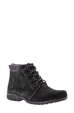 Prop&eacute;t Delaney Water Resistant Bootie in Black Suede at Nordstrom, Size 7.5