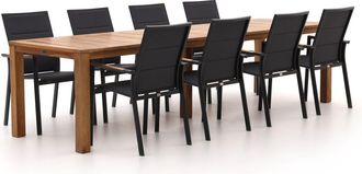 Bellagio la vita attrattiva Bellagio Albinea/Oxford 300cm dining tuinset 9-delig stapelbaar