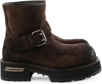 Balenciaga Venom Mini Bootie In Light Espresso