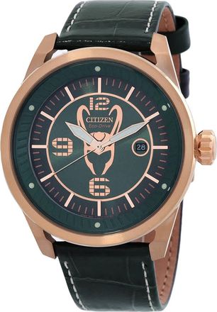 Citizen Loki Marvel Green Dial Mens Watch AW1363-06W