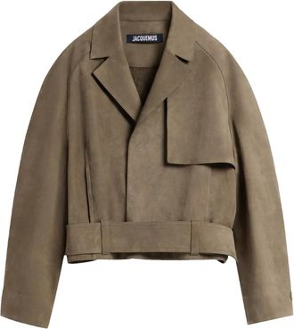 Jacquemus Giacca The Cabana in pelle - Marrone