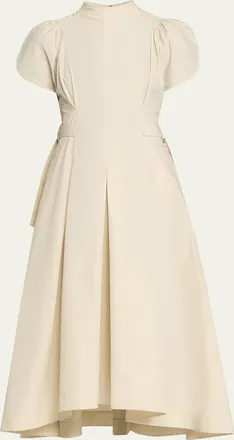 3.1 Phillip Lim A-Line Tulip-Sleeve Midi Dress