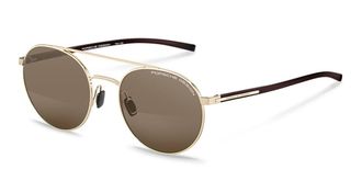 Porsche Design P8932 C Mens Sunglasses Gold Size 54