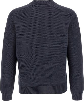 Maison Kitsun&eacute; Mens Gray Cotton Cardigan Clothing