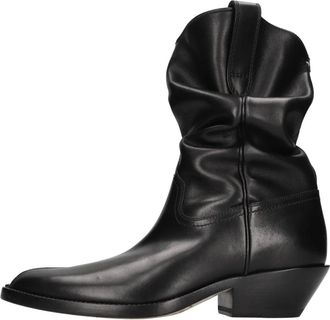 Maison Margiela Tabi Western Boot - Dames - Cowboylaarzen - Zwart - 40 EU - Leer - Schoenen