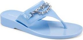 Karl Lagerfeld Vesperina Embellished Flip Flop in Light Blue at Nordstrom Rack, Size 6