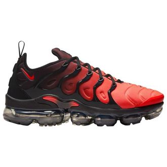 Nike Mens Air Vapormax Plus - Running Shoes Black/Bright Crimson/White Size 10.0