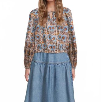 Ulla Johnson Silva Blouse In Caspia