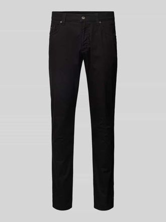 Bugatti Regular Fit Hose im 5-Pocket-Design Modell CORDOBA in Black, Gr&ouml;&szlig;e 31/32