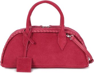 Tiffany & Fred Suede & Leather Top Handle Bag