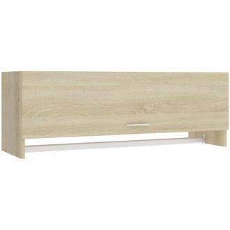 vidaXL Armario De Madera Contrachapada Roble Sonoma 100x32,5x35 Cm Vidaxl
