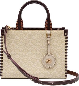 Isla Borsa tote denim con monogramma - Toni neutri