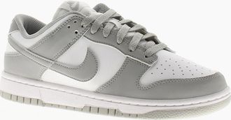 Nike Womens Nike Womens Trainers Dunk Low Next Nature Lace Up white lt smoke grey UK Size - Size: 3.5