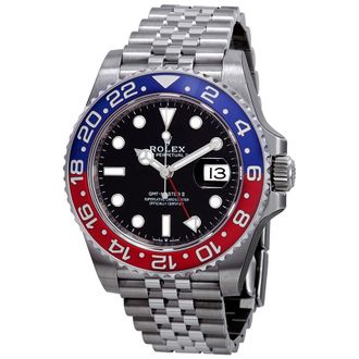 Rolex Pre-owned Rolex GMT-Master II Automatic Black Dial Mens Watch M126710BLRO-0001