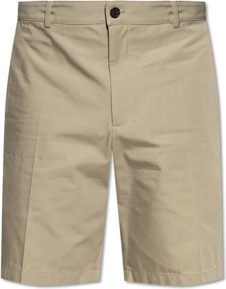 Burberry Korte Broeken, Heren, Groen, L, Katoen, Katoenen shorts