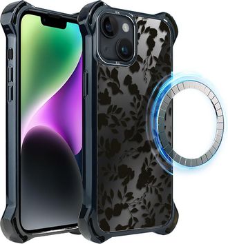 OEM Funda Ibizu Dropguard Ultra Para Iphone 14 Plus Con Magsafe, Color Midnight, Leaf Shadow