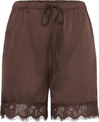 Ichi Pyjamas - Dames - Pyjama - Bruin - M - Nachtkleding