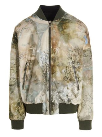 Balmain Multicolor Reversible Bomber Jacket