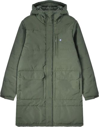 Lambretta Mens AW25 Padded Parka (Khaki Green) - Size X-Large