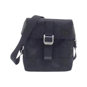 Gucci Pre-owned Vintage Nylon Shoulder Bag - Dames - Pre-owned - Zwart - Maat: ONE Size Nylon