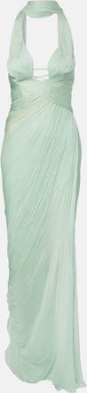 Maria Lucia Hohan Milagros halterneck gown