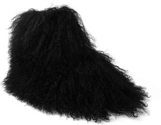 Zigi Soho Risha Genuine Shearling Bootie in Black at Nordstrom, Size 10