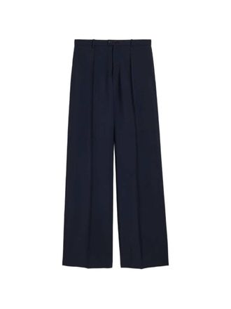 Jil Sander wollen canvas broek