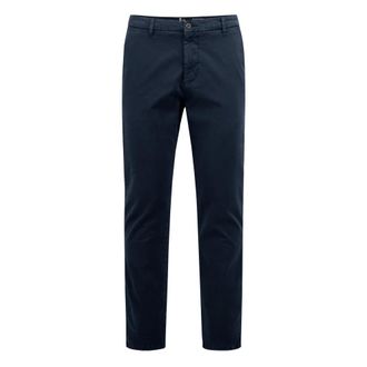 Bomboogie Heren, Broeken, Blauw, Maat: W30 Gabardine