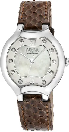 Gevril Group Lugano Mother of Pearl Dial Ladies Watch 11041