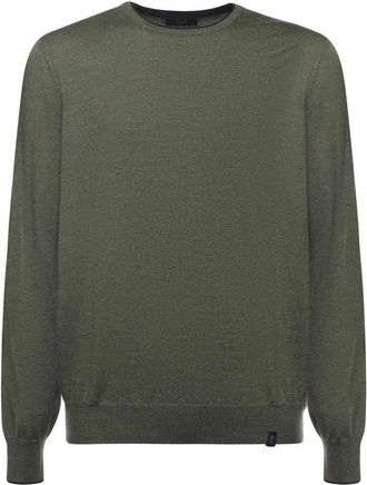 Fay Wool Crewneck Sweater