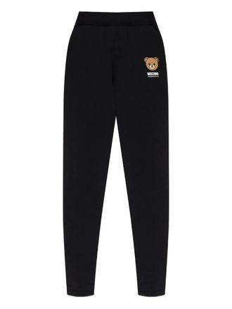 Moschino teddy bear track pants - Black