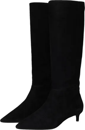 Cole Haan Goto Janece Dress Boot Black Suede W34341 Womens