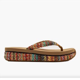 Volatile Womens Palau Sandals In Multicolor