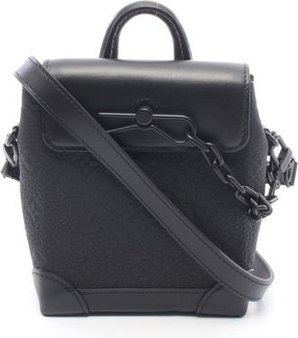 Louis Vuitton Black Noir Leather Shoulder Bag (Pre-Owned)