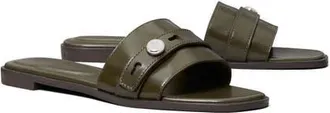 Tory Burch Romy Slide Sandal in Leccio at Nordstrom, Size 7.5