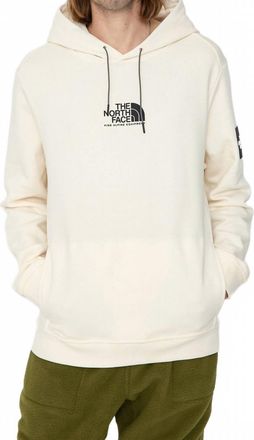 The North Face Fine Alpine Hoodie In White Dune
