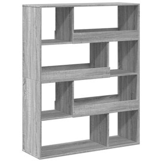 Berkfield Home Bookcase Grey Sonoma 100x33x125.5 cm Engineered Wood