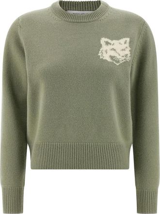 Maison Kitsuné Mujer, Jerseys, Verde, Talla: XS