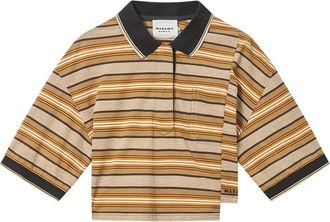 Isabel Marant Isalyne gestreepte top - Beige