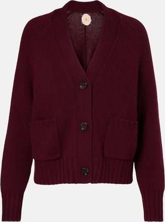 Jardin Des Orangers Cardigan in lana e cashmere a coste