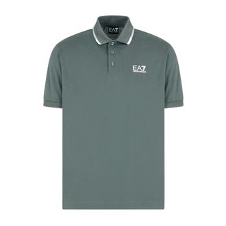 Emporio Armani Polo Shirts, male, Green, Size: 2XL Polo
