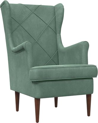 vidaXL Sill&oacute;n Verde Mar Terciopelo Vidaxl