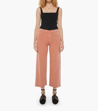 Mother Dodger Ankle Pants In Mango